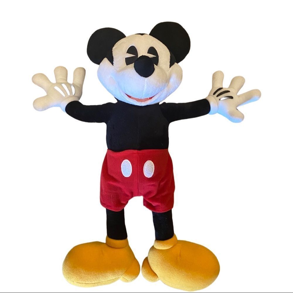 Vintage Character Direct Disney Talking Mickey Mouse 18” Plush - Rare!!